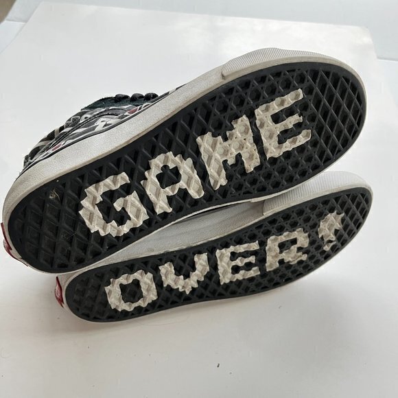 Vans‎ Shoes Vans X Nintendo Sk8 Hi Nes Controller All Over Print Game Over 5.5 - Picture 8 of 8